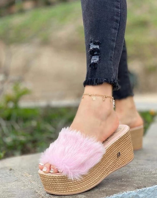 SANDALIA PELUCHE